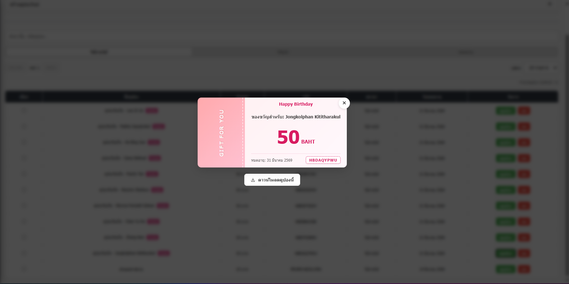 โปรโมชั่นและคูปอง